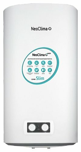 Накопительный электрический водонагреватель NeoClima Slim 100