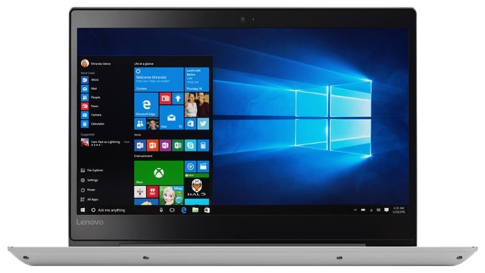 Ноутбук Lenovo IdeaPad 520s 14 (Intel Core i3 7100U 2400MHz/14quot;/1920x1080/4GB/256GB SSD/DVD нет/Intel HD Graphics 620/Wi-Fi/Bluetooth/Windows 10 Home)