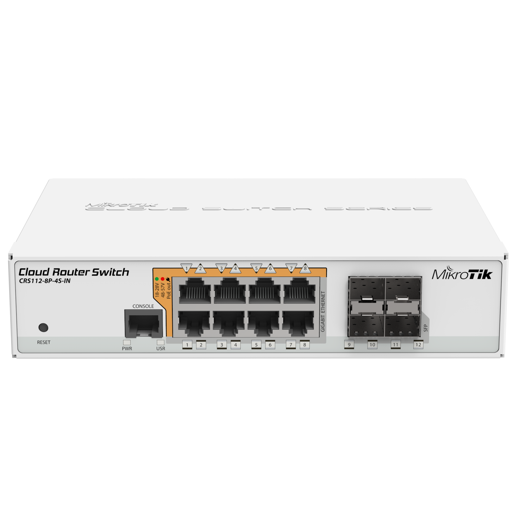 MikroTik Cloud Router Switch CRS112-8P-4S-IN