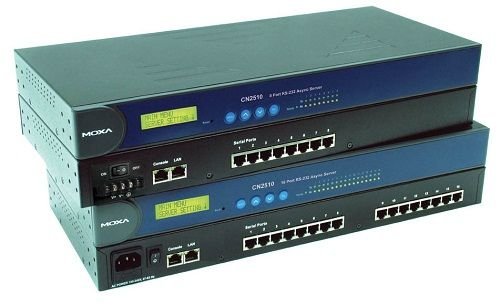 Сервер MOXA CN2510-8 8 port Async Server, 10/100Mbps, RS-232 230.4 Kbps,RJ45,15KV