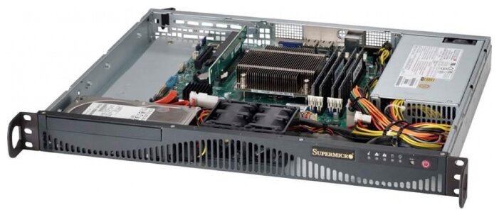 Сервер SuperMicro SYS-5018D-MF 3.5quot; SATA C222 1G 2P 1x350W