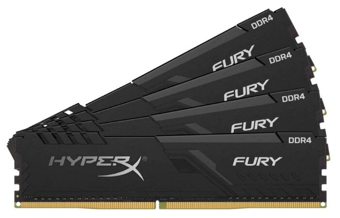 Оперативная память 8 ГБ 4 шт. HyperX Fury HX434C16FB3K4/32