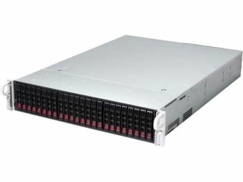 Корпус серверный Supermicro CSE-216BE26-R920LPB 2U (24 x 2.5quot; HS Bays, 6G SAS3, 13quot; x 13.68quot;, E-ATX, ATX, 7xLP, 920W Titanium)