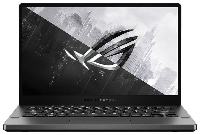 Ноутбук ASUS ROG Zephyrus G14 GA401IH-HE069 (AMD Ryzen 5 4600HS 3000MHz/14quot;/1920x1080/8GB/512GB SSD/DVD нет/NVIDIA GeForce GTX 1650 4GB/Wi-Fi/Bluetooth/Без ОС)