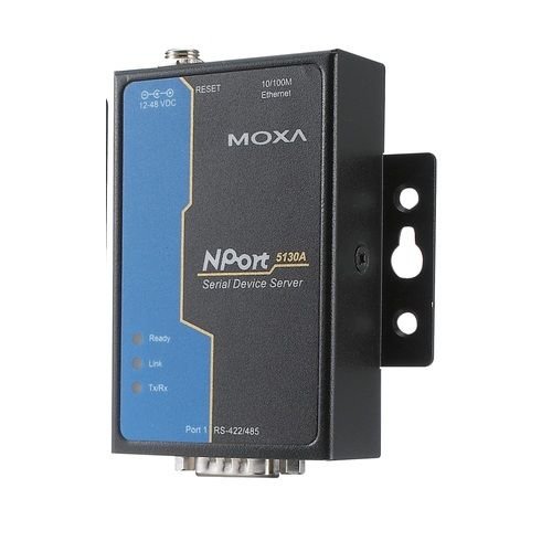 Сервер MOXA NPort 5130A 1 port RS-422/485 advanced, Power Adapter, DB9