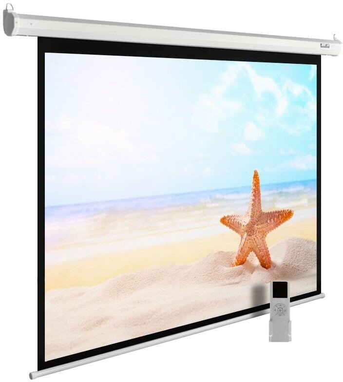 Экран настенный с электроприводом Cactus MotoExpert 138x220см (CS-PSME-220X138-WT)