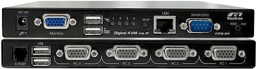 KVM переключатель Rextron (FIPS-04CRB)