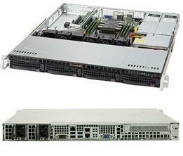 Серверная платформа Supermicro SuperServer 1U 5019P-MR noCPU (1) Scalable / TDP 70-165W / no DIMM (6) / Sataraid HDD (4) LFF / 2xGbE / 1xFH, M2 / 2x400W