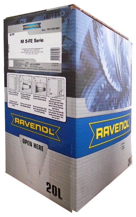 Трансмиссионное масло Ravenol ATF M 9-FE ecobox