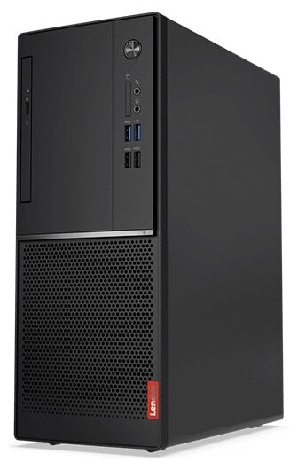 Компьютер LENOVO V330-15IGM MT Cel J4005 (2)/4Gb/SSD128Gb/UHDG 600/noOS/GbitEth/65W/Kb/m/Black