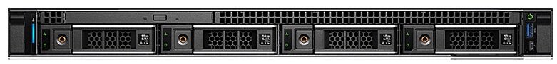 Сервер Dell PowerEdge R240 (4x3.5quot;), E-2224 (3.4GHz, 8M, 4C, 71W) , 8GB (1*8GB) 2666 DDR4 UDIMM ECC, No PERC, DVD+/-RW SATA Internal, 1TB 7.2K SATA 6Gbps 3.5quot; HP HD, Broadcom 5720 LOM, iDRAC9 Express, 250W, Bezel, Rails, 3Y NBD