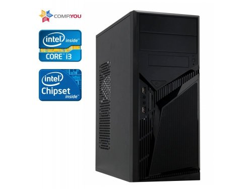 Системный блок офисный ПК CompYou Office W170 (Intel Core i3-2100 3.1GHz, 4Gb DDR3, 250Gb, 450W, Без ОС, CY.448283.W170)