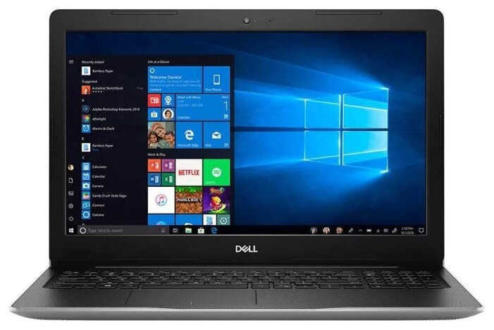 Ноутбук DELL Inspiron 3593 (Intel Core i3 1005G1 1200MHz/15.6quot;/1920x1080/4GB/128GB SSD/DVD нет/Intel UHD Graphics/Wi-Fi/Bluetooth/Windows 10 Home)