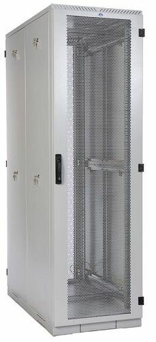 Шкаф напольный 19, 42U ЦМО ШТК-С-42.6.12-44АА серверный (600x1260) дверь перфорированная 2 шт.