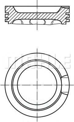 Поршнекомплект Audi A3, Tt, Seat Leon, Toledo 1.8 Mahle/Knecht арт. 0331600