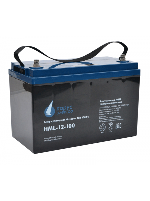Парус электро HML-12-100 (12 В / 100 Ач)