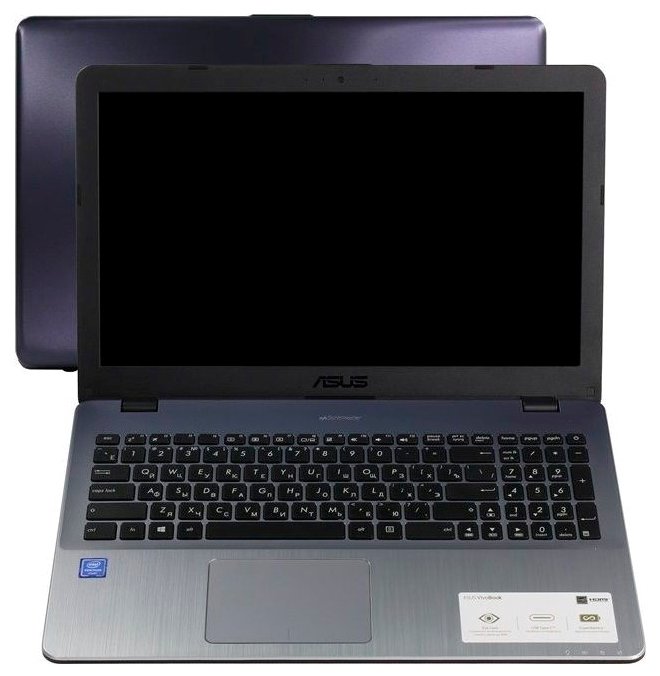 Ноутбук ASUS VivoBook 15 X542UA-DM749 (Intel Core i7 7500U 2700MHz/15.6quot;/1920x1080/8GB/1000GB HDD/DVD-RW/Intel HD Graphics 620/Wi-Fi/Bluetooth/Endless OS)