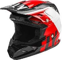 Fly Racing Toxin MIPS Transfer шлем кроссовый, красно-черно-белый / L