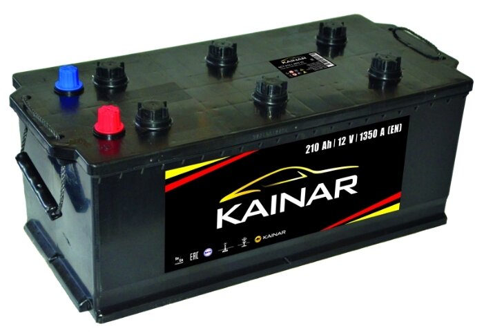 Аккумулятор Kainar 6СТ-210 L АПЗ о.п., конус, крышка плоская