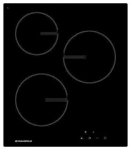 Варочные панели Электрическая варочная панель MAUNFELD MVCE 45.3HL.SZ BK