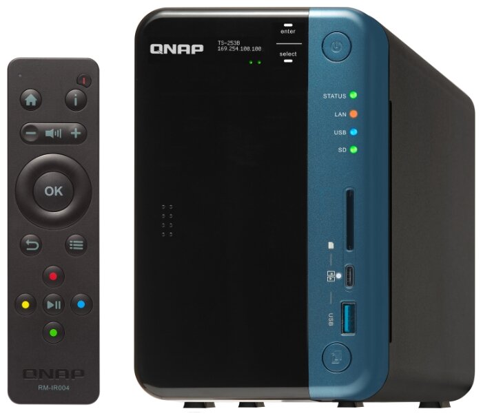 Сетевой накопитель (NAS) QNAP TS-253B-8G