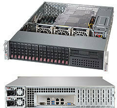 Серверная платформа Supermicro SuperServer 2U 2028R-C1R no CPU (2) / no memory (16) / on board C612 RAID 0 / 1 / 5 / 10 / no HDD (8) SFF / 2xGE / 2Rx920W Platinum