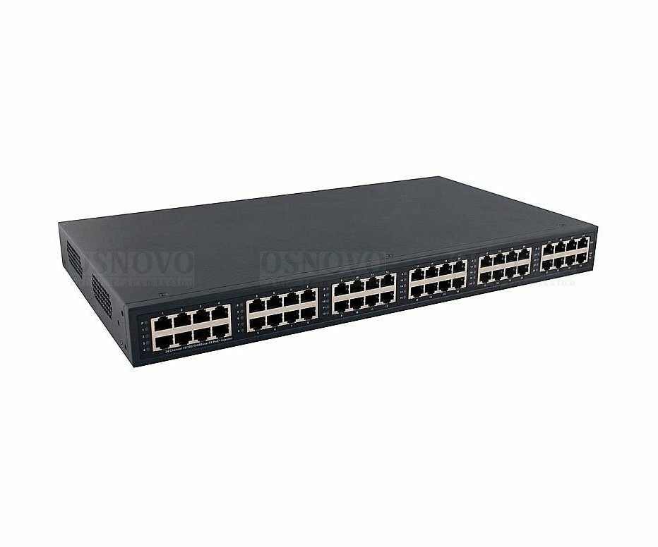 OSNOVO Midspan-24/370RGM управляемый PoE-инжектор Gigabit Ethernet на 24 порта