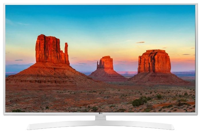 Телевизор LED 49quot; LG 49UK6390 PLG белый 3840x2160 50 Гц Wi-Fi Smart TV