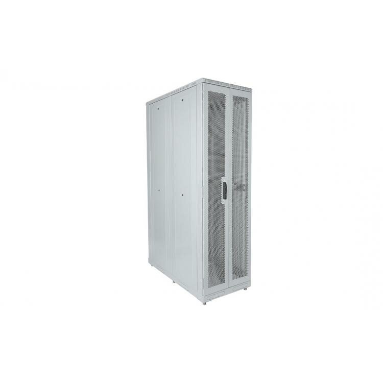 Шкаф телекоммуникационный напольный серверный 19quot;,47U(600x1200) , ШТ-НП-С-47U-600-1200-П2П передняя дверь перфорипрованная,задняя перф.двойная. ССД 130411-00911