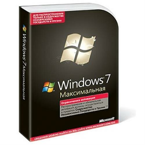 Операционная система Microsoft Windows Ultimate 7 Russian DVD BOX #GLC-02276