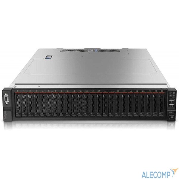 Lenovo Сервер ThinkSystem SR650 Xeon Silver 4210 (10C 2.2GHz 13.75MB Cache/85W) 16GB (1x16GB, 2Rx8 RDIMM), O/B, 930-8i, 1x750W, XCC Enterprise, Tooless Rails 7X06A0B4EA