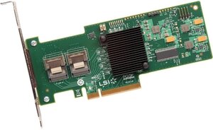 LSI MegaRAID SAS9240-8I (PCI-E 2.0 x8, LP) SGL (Sas6G, RAID 0, 1, 10, 5, 8port (2*intSFF8087) , Каб.отдельно)