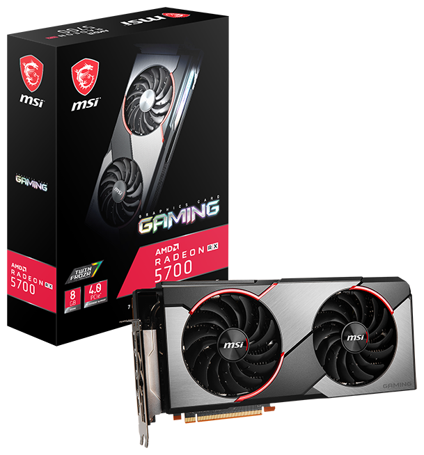 Видеокарта MSI Radeon RX 5700 1490MHz PCI-E 4.0 8192Mb 14000MHz 256 bit 3xDisplayPort HDMI HDCP GAMING