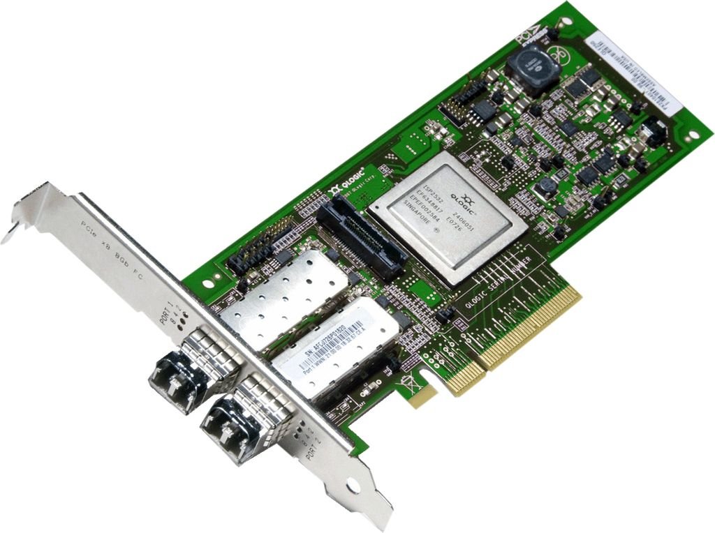 Контроллер Qlogic QLE2562-CK 8Gb 2-port FC HBA x8 PCIe LC ММ