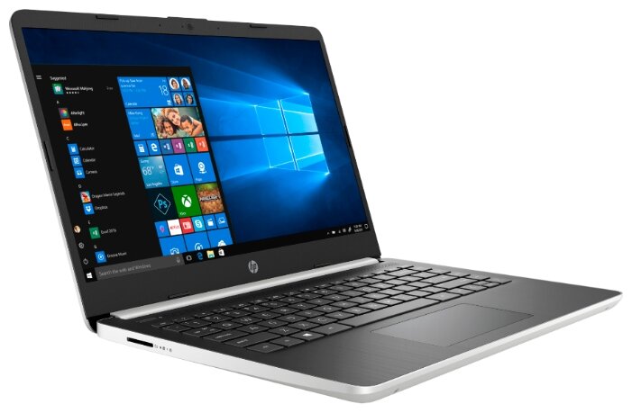 Ноутбук HP 14s-dq1000ur (Intel Core i3 1005G1 1200MHz/14quot;/1366x768/4GB/128GB SSD/DVD нет/Intel UHD Graphics/Wi-Fi/Bluetooth/Windows 10 Home)