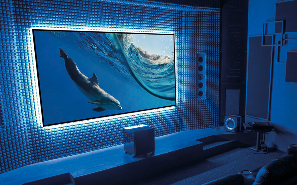 Экран на раме Elunevision Reference Studio 4K NanoEdge EV-ZL-100-1.0 125*221 Ref. 4K 1.0 (LED Lights)