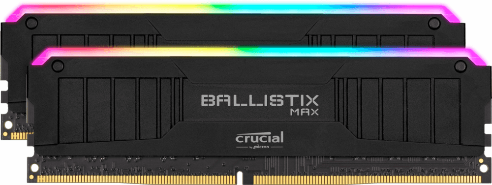 Оперативная память 8 ГБ 2 шт. Crucial Ballistix MAX RGB BLM2K8G40C18U4BL