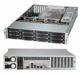 Корпус серверный 2U Supermicro CSE-826BAC4-R920LPB (12*3.5quot; HS Bays, SAS3/12Gb, 13quot;x13.68quot;, EE-ATX, 2*920W, Rail)