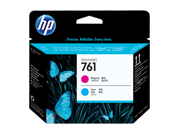 Печатающая головка пурпурный, голубой HP Inc. 761, CH646A