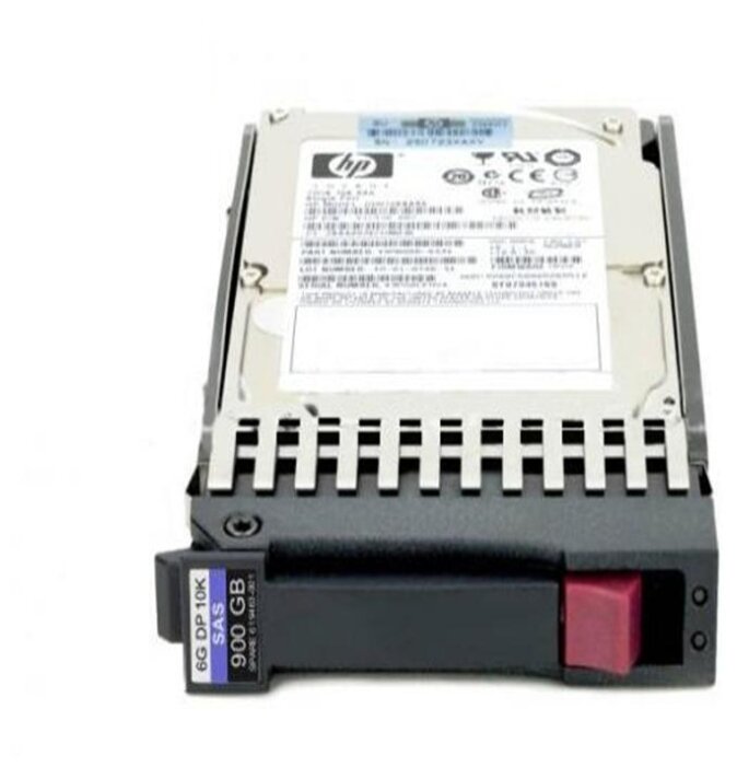 Жесткий диск HP 619291-B21 900GB 2.5quot;(SFF) SAS 10K 6G HotPlug Dual Port ENT HDD (For SAS Models servers and storage systems, except Gen8)
