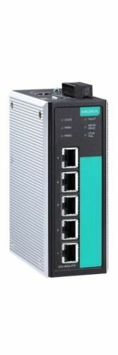 Коммутатор MOXA EDS-405A-PTP Managed Ethernet switch with 5 10/100BaseT(X) ports, hardware-based IEEE 1588 PTPv2 protocol support