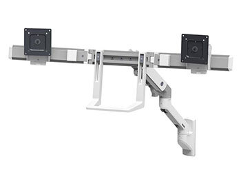 Кронштейн Ergotron 45-479-216, HX Wall Dual Monitor Arm