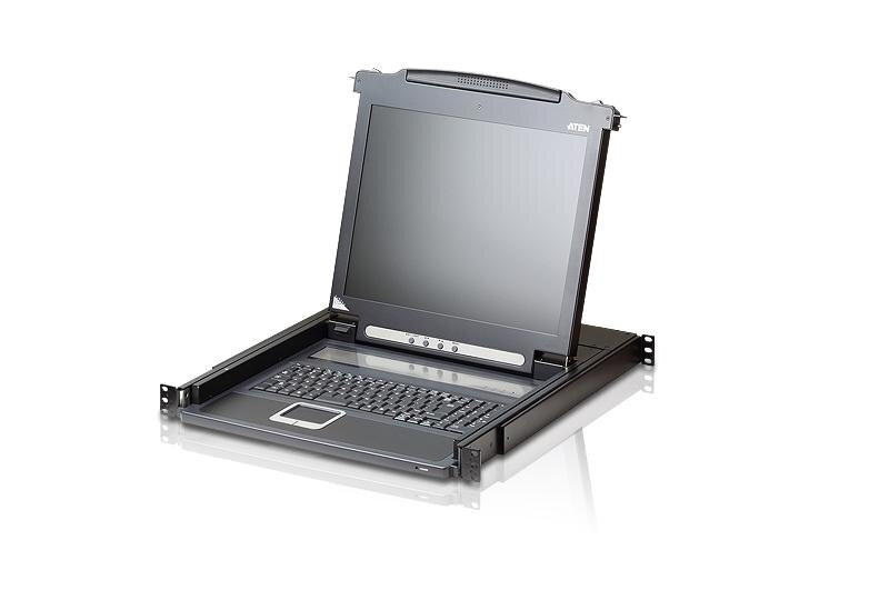 Переключатель KVM ATEN KVM/LCD PS2 VGA 17quot; 1PORT CL1000M-ATA-RG