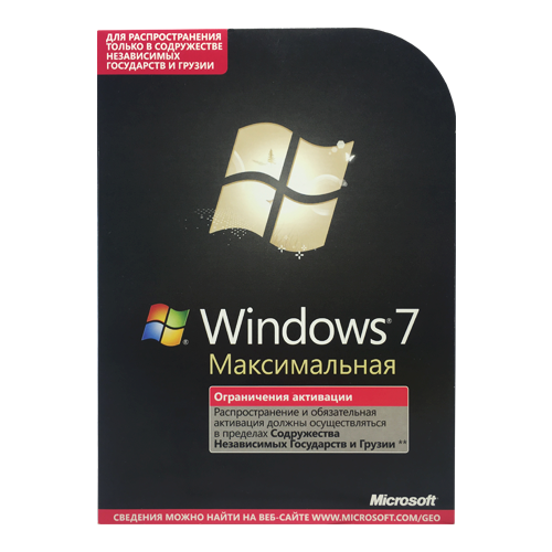 Microsoft Windows 7 Ultimate x32/x64;RU BOX