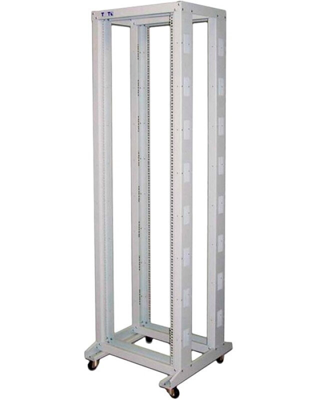 Стойка двухрамная LANMASTER TWT-RACK2-33U-6x6 33U, 600x600, серая