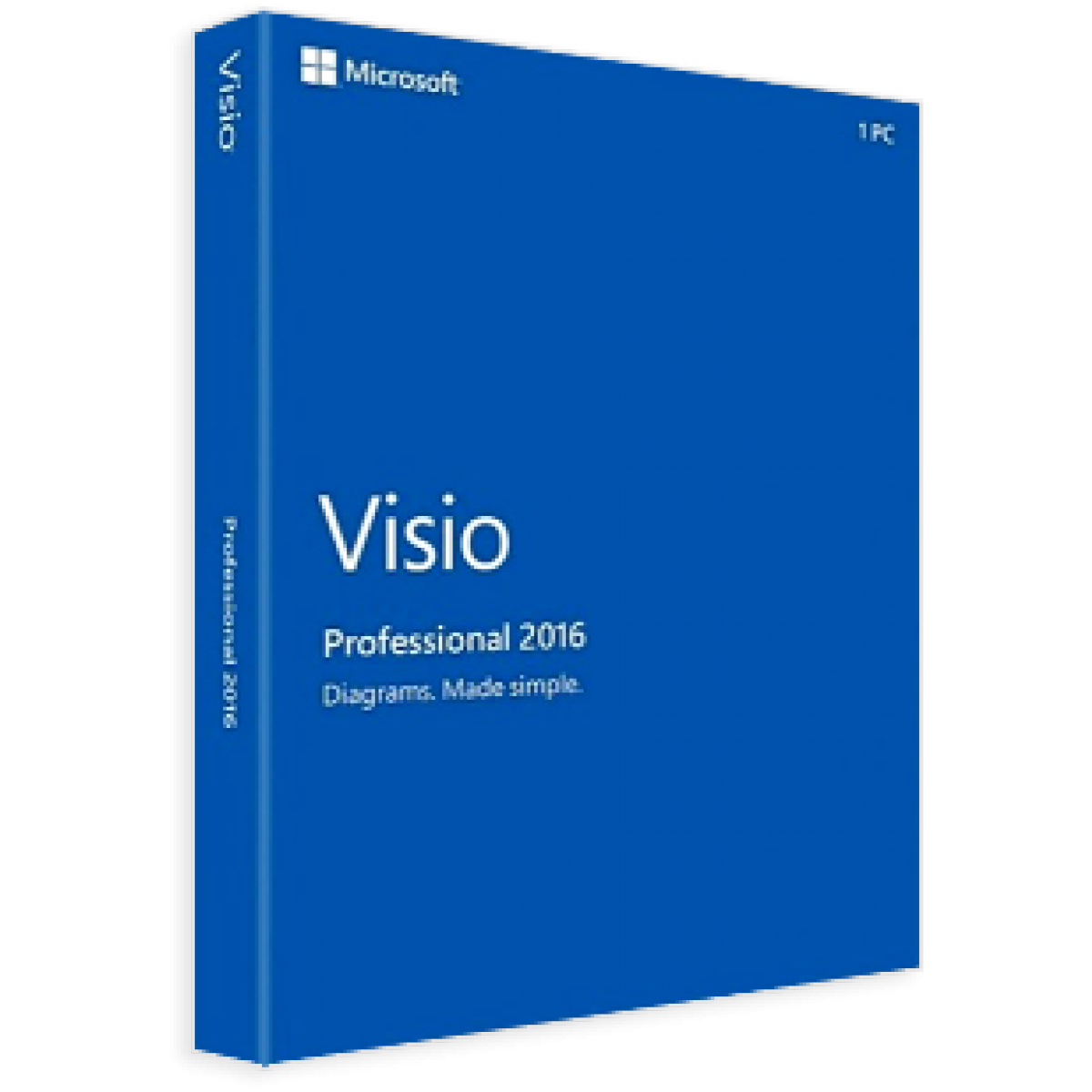 Microsoft Visio Pro 2016 32-bit/x64 Russian Central/Eastern Euro Only EM DVD