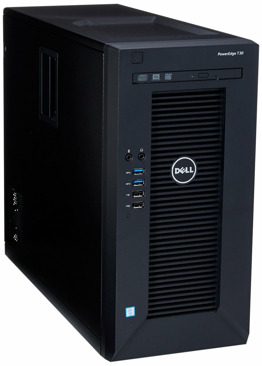 Сервер Dell PowerEdge T30 Tower/ E3-1225v5 4C 3.3GHz T30-AKHI-101t
