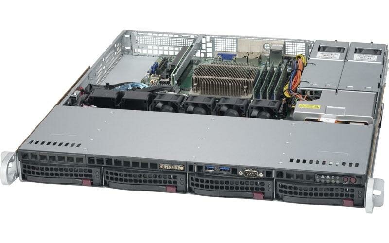 SYS-5019S-MR Платформа SuperMicro RAID 2x400W