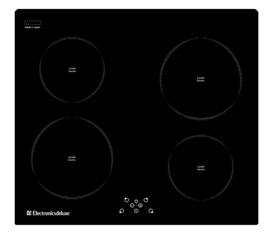 Встраиваемая варочная поверхность Electronicsdeluxe 595204.01 эви, black