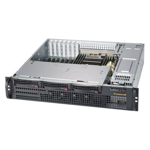 Корпус SuperMicro CSE-825MBTQC-R802LPB 2x800W черный